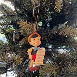 DCO Disney Grolier Pinocchio Christmas Ornament/Pre-Owned/Box